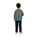 Zipped raglan-sleeve jacket KENZO KIDS for UNISEX