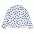 Cotton polka-dot shirt KENZO KIDS for GIRL