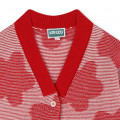 Cardigan con bottoni a fiori KENZO KIDS Per BAMBINA