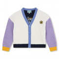 Multicoloured knitted cardigan KENZO KIDS for GIRL