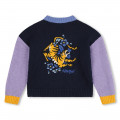 Multicoloured knitted cardigan KENZO KIDS for GIRL