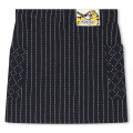 Straight press-stud skirt KENZO KIDS for GIRL