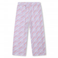 Pantalon de jogging molleton KENZO KIDS pour FILLE