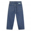 Pleated panelled jeans KENZO KIDS for GIRL