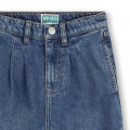 Pleated panelled jeans KENZO KIDS for GIRL