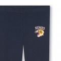 Legging met tijgerbadge KENZO KIDS Voor