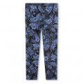 Legging met bloemen KENZO KIDS Voor