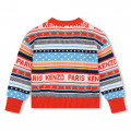 Jacquard knit jumper KENZO KIDS for GIRL