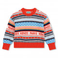 Jacquard knit jumper KENZO KIDS for GIRL