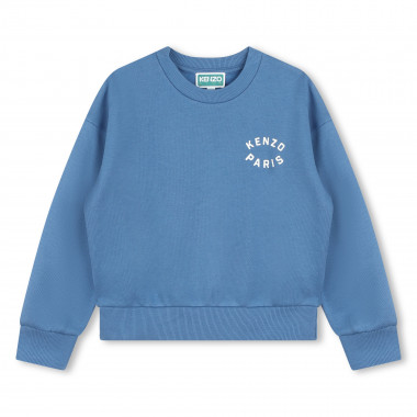 Sudadera de muletón de algodón KENZO KIDS para NIÑA