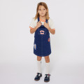 Cotton dungaree dress KENZO KIDS for GIRL