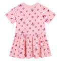 Robe coton à manches courtes KENZO KIDS pour FILLE