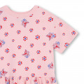 Robe coton à manches courtes KENZO KIDS pour FILLE