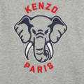 Hooded fleece dress KENZO KIDS for GIRL