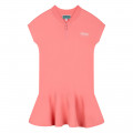 Cotton short-sleeved dress KENZO KIDS for GIRL