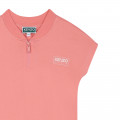 Cotton short-sleeved dress KENZO KIDS for GIRL