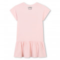 Robe imprimée en coton KENZO KIDS pour FILLE