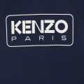 Hooded fleece dress KENZO KIDS for GIRL