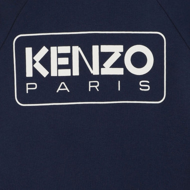 Hooded fleece dress KENZO KIDS for GIRL