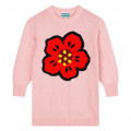 Jacquard knitted dress KENZO KIDS for GIRL