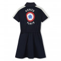 Short-sleeved zipped dress KENZO KIDS for GIRL