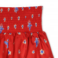 Print skirt with ruffles KENZO KIDS for GIRL