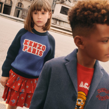 Gonna stampata con volant KENZO KIDS Per BAMBINA