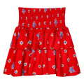 Rok met print en ruches KENZO KIDS Voor