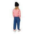 Embroidered cotton sweatshirt KENZO KIDS for GIRL