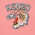 Felpa ricamata in cotone KENZO KIDS Per BAMBINA