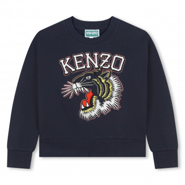 Sudadera de algodón bordada KENZO KIDS para NIÑA