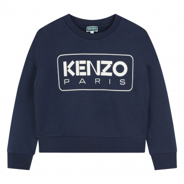 Washed fleece sweatshirt KENZO KIDS for GIRL