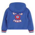 Embroidered hoodie KENZO KIDS for GIRL