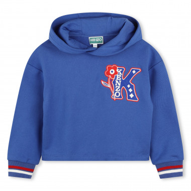 Felpa ricamata con cappuccio KENZO KIDS Per BAMBINA