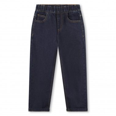 Katoenen jeans met 5 zakken KENZO KIDS Voor