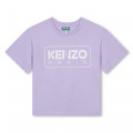 Camiseta manga corta y algodón KENZO KIDS para NIÑA