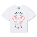 Baumwoll-Shirt mit Print KENZO KIDS Für MÄDCHEN