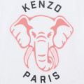 Baumwoll-Shirt mit Print KENZO KIDS Für MÄDCHEN