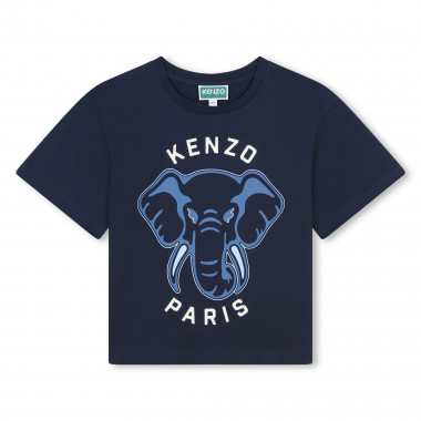 Baumwoll-Shirt mit Print KENZO KIDS Für MÄDCHEN