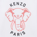 T-shirt manches longues coton KENZO KIDS pour FILLE