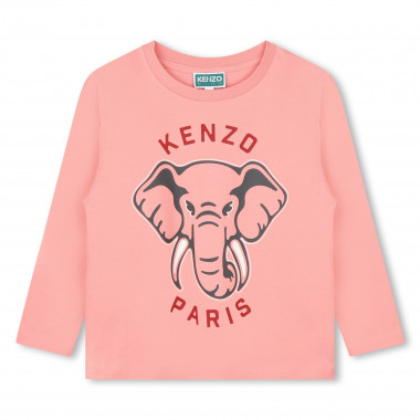 Camiseta algodón manga larga KENZO KIDS para NIÑA