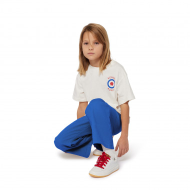 Katoenen T-shirt korte mouwen KENZO KIDS Voor