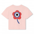 T-shirt manches courtes coton KENZO KIDS pour FILLE