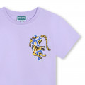 Kurzärmliges Baumwoll-Shirt KENZO KIDS Für MÄDCHEN