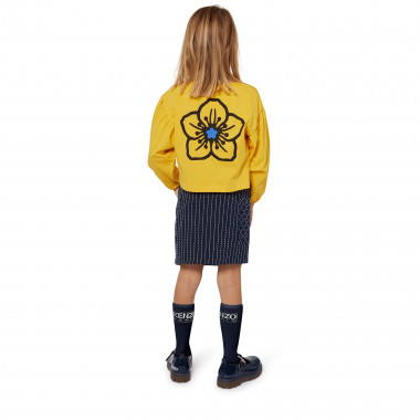 Langärmliges Baumwoll-Shirt KENZO KIDS Für MÄDCHEN