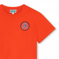 Katoenen T-shirt korte mouwen KENZO KIDS Voor