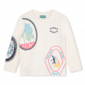 Long-sleeved cotton T-shirt KENZO KIDS for GIRL