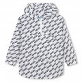 Hooded water-repellent jacket KENZO KIDS for UNISEX