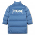 Hooded water-repellent jacket KENZO KIDS for UNISEX