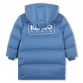 Hooded water-repellent jacket KENZO KIDS for UNISEX